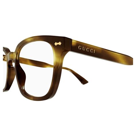 gucci gg0748|Gucci gg0184o unisex eyeglasses havana.